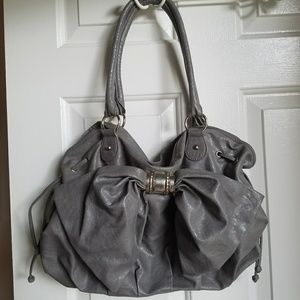 Gray hobo purse